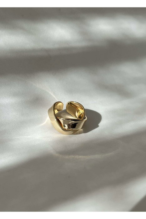 Heliophilia Silver Anillo de Latón Dorado con Recubrimiento de Laca Heliophilia Silver Anillo de Latón Dorado con Recubrimiento de Laca